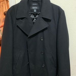 Claiborne Wool Blend Peacoat